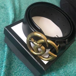 Gucci belt snake double gg